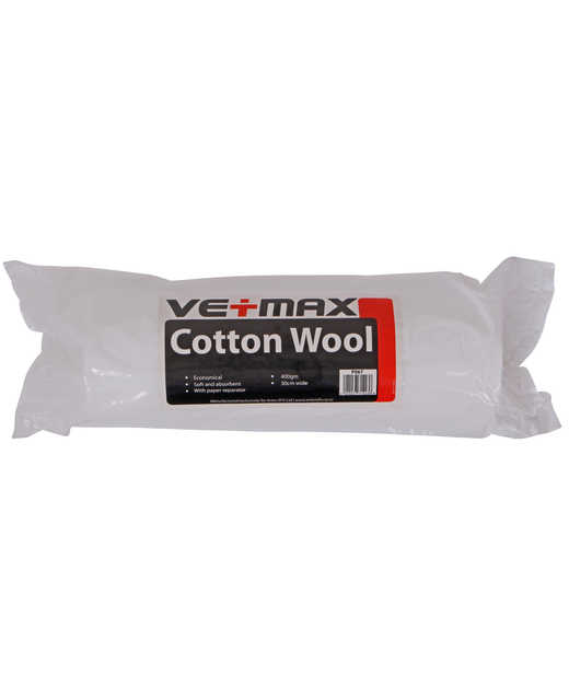 VetMax 400grm Cotton Wool W/O Paper