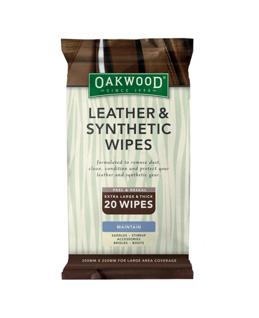 Oakwood Synthetic/Leather Wipes 20PKT