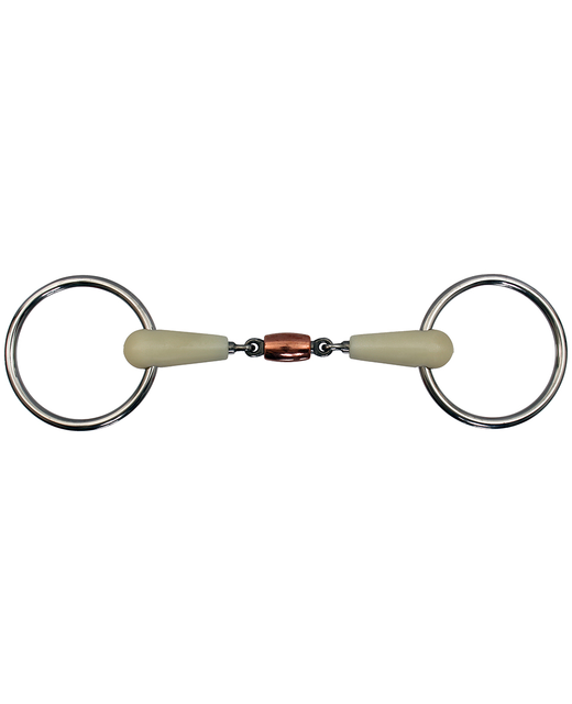 Happy Mouth Copper Roller Snaffle HB-2501