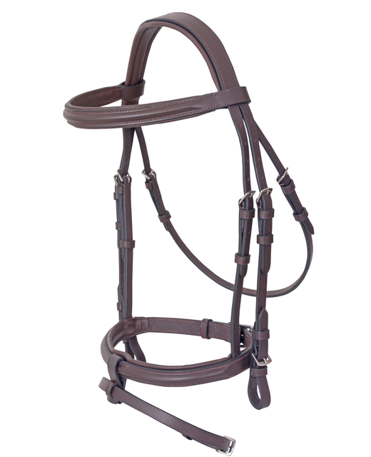 Platimum Shaped Padded Bridle Headpiece