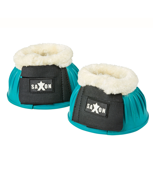 Saxon Fleece Trim Rubber Bell Boots 