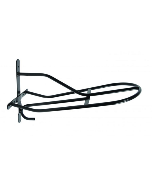 Shaped Metal Saddle Rack Blk