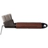 Maddox Leather HandleHoof Pick With Brush