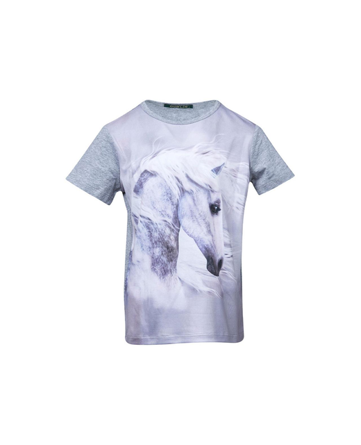 Dublin Miriam Horse Print Short Sleeve Tee Childs