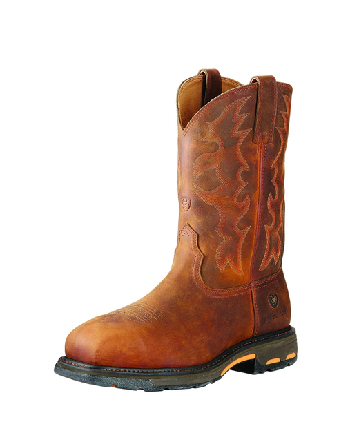 Ariat Mens Workhog Western Steel Toe Boot RiderFootwear & Chaps