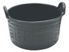 Rubber feed Tub Black 30L