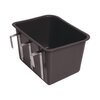 Plastic Feed Bin With Fence Bracket Large 35 Litre