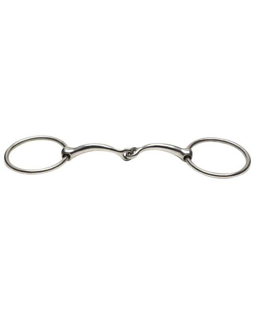 StainlessSteel Curved Mouth Loose Ring Snaffle