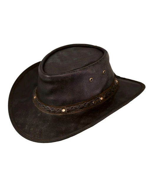 OutBack Iron Bark Leather Hat