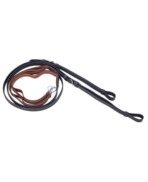 Leather Side Reins With Elastic