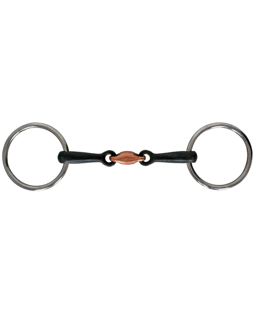 Stainless Steel Training Snaffle Sweet Iron/Copper